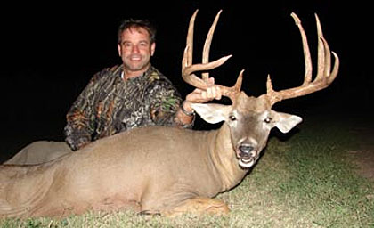 Who shot some of the world's largest bucks?