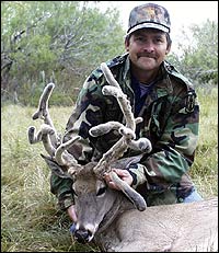 Texan Takes Trophy 'He-She' Whitetail Deer