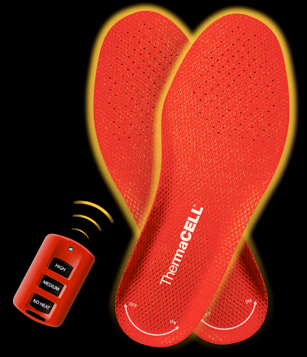 Freezing Feet? Try Thermacell Heated Insoles